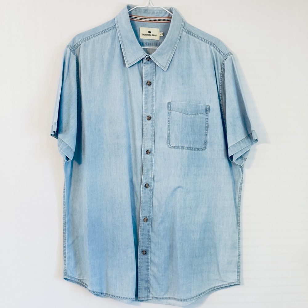 The Normal Brand Light Blue Casual Shirt XL